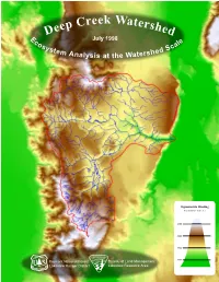 DEEP CREEK WATERSHED Ecosystem Analysis at the Watershed Scale