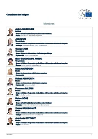 Liste Des Membres
