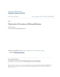 Nietzsche's Doctrine of Eternal Return