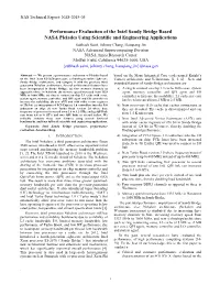 Performance Evaluation of the Intel Sandy Bridge Based NASA