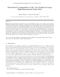Distributed Computation of the Knn Graph for Large High-Dimensional Point Sets