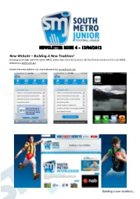 Newsletter Issue 4 - 13/06/2012