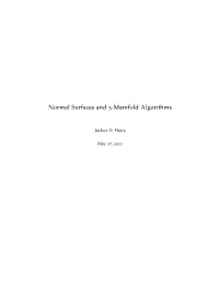 Normal Surfaces and 3-Manifold Algorithms