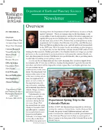 Overview Newsletter