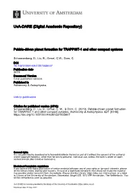 Pebble-Driven Planet Formation for TRAPPIST-1 and Other Compact Systems