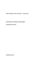 Supporting Economic Development Background Paper