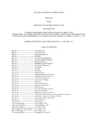 Taxation Convention with Austria Message from The