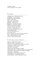 Technology in India Useful Commands on Your Computer