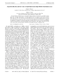 Argon Rectification and the Cause of Light Emission in Single-Bubble
