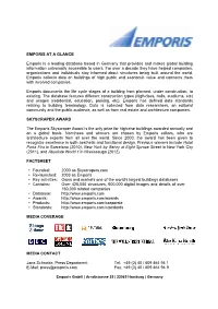 EMPORIS at a GLANCE Emporis Is a Leading Database Based In