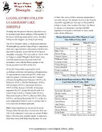 Legislators Follow Leadership Like Sheeple