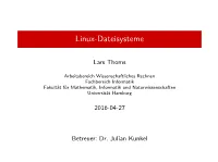 Linux-Dateisysteme