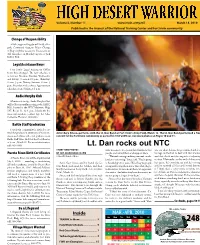 Lt. Dan Rocks Out