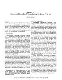 Randomized Rounding Without Solving the Linear Program