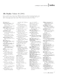 The Tracker, Volume 46 (2002)