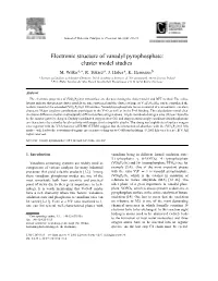 Electronic Structure of Vanadyl Pyrophosphate: Cluster Model Studies M