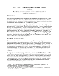 NRDC Document Bank: Ecological Components of Endangered Forests (Pdf)