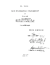 Rice University a Thesis Submitted in Partial