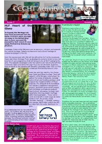 CCGHT Activity Newsletter