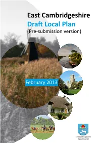 East Cambridgeshire Draft Local Plan (Pre-Submission Version)
