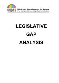 Legislative Gap Analysis Oct 2020