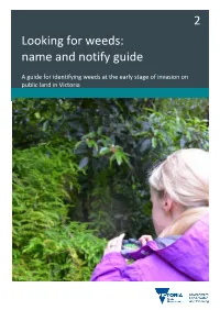 Looking for Weeds: Name and Notify Guide 2