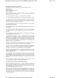 Page 1 of 2 Robichaud Monument to Be Unveiled | Published August 8Th