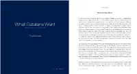 What Catalans Want