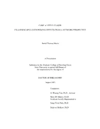 Examining Spillover Priming Effects from a Network Perspective