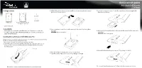 QUICK SETUP GUIDE PS3® Hard Disk Drive Kit RF-HD101