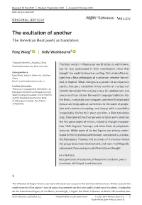 The Exultation of Another the American Beat Poets As Translators