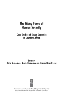 The Many Faces of Human Security