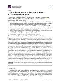 Diffuse Axonal Injury and Oxidative Stress: a Comprehensive Review