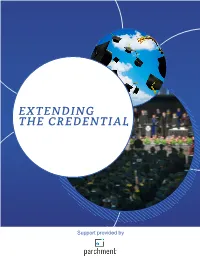 Extending the Credential