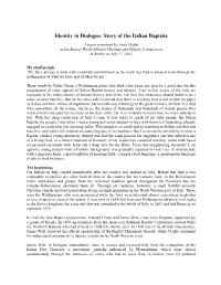 Identity in Dialogue: Story of the Italian Baptists