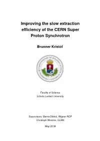 Improving the Slow Extraction Efficiency of the CERN Super