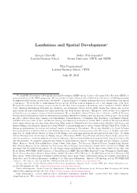 Landmines and Spatial Development∗