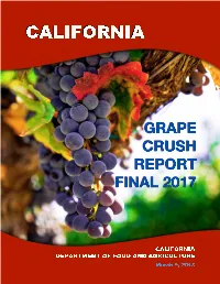 2017 Final Grape Crush Report
