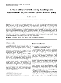 Assessment, Learning Styles, Teaching Strategies, Contextual Environments