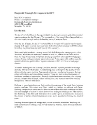 Enzymatic Strength Development in OCC