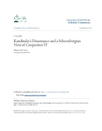Kandinsky's Dissonance and a Schoenbergian View of &lt;Em