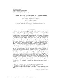 Strict Regular Completions of Cauchy Spaces 1549