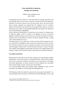 1 from Opensigle to Opengrey Changes and Continuity