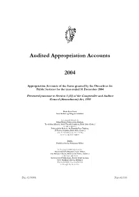 Audited Appropriation Accounts 2004