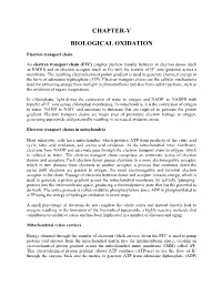 Chapter-V Biological Oxidation