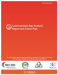 Leishmaniasis Gap Analysis Report and Action Plan
