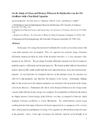 On the Study of Chaos and Memory Effects in the Bonhoeffer-Van Der Pol Oscillator with a Non-Ideal Capacitor