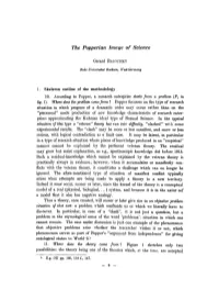 10. According to Popper, a Research Enterprise Starts from a Problem (Pi in Fig