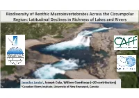 Biodiversity of Benthic Macroinvertebrates Across the Circumpolar Region: Latitudinal Declines in Richness of Lakes and Rivers
