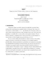 DRAFT Uncountable Problems 1. Introduction